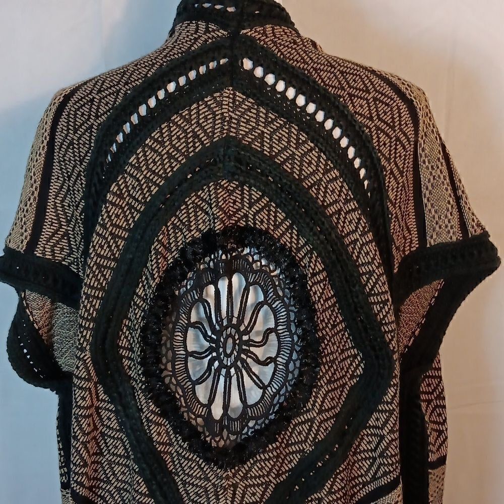 Blu Pepper Open Front Cardigan Sweater - Picture 3 of 6